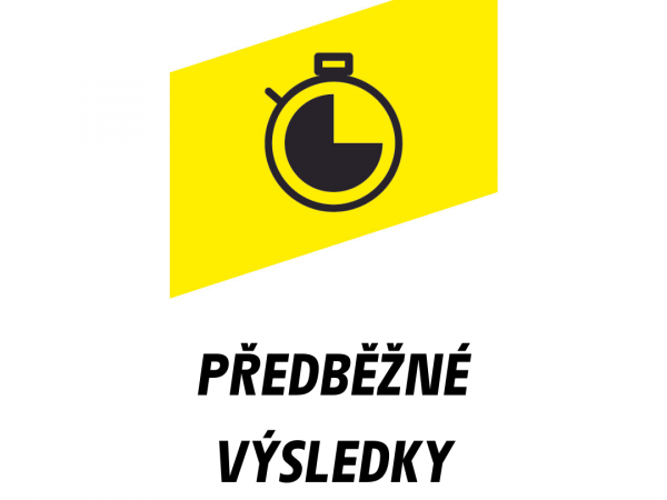 Předběžné výsledky na webu